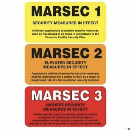 ACCUFORM MARSEC FLIP SIGN STANDARD SET 12 in  X MASE545XL